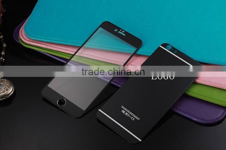 3D Full Cover Titanium Alloy Color Tempered Glass Screen Protector For iPhone 6 6plus