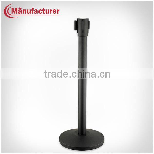 Queue Line Stand Concert Crowd Control Retractable Belt Barrier In Airport/Hotel/Bank