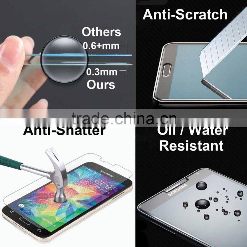 Factory price top quality for samsung galaxy note 4 screen protector,9H 2.5D tempered glass screen protector for samsung note 4
