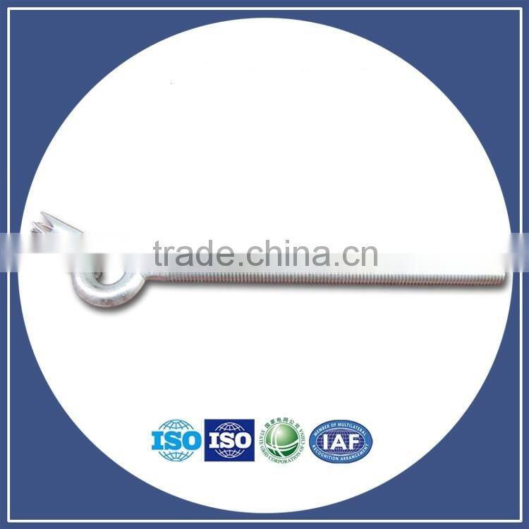 Pigtail eye bolts /double swivel eye bolts different types of bolts with nuts