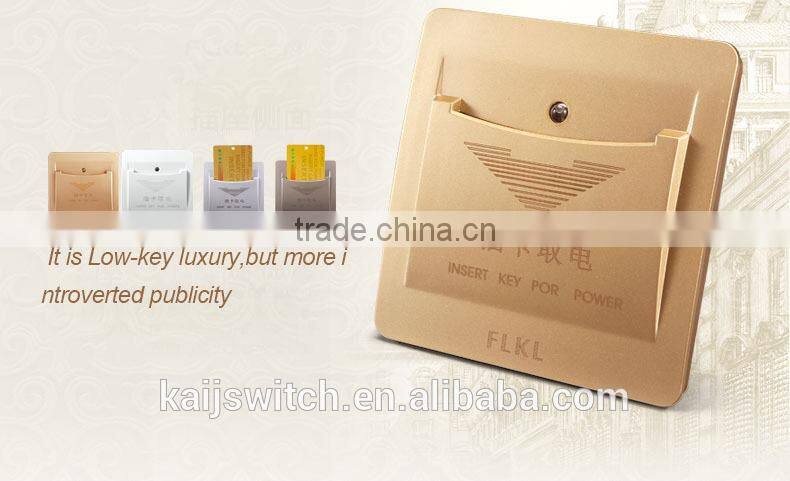 Hotel room key card hotel energy saving device