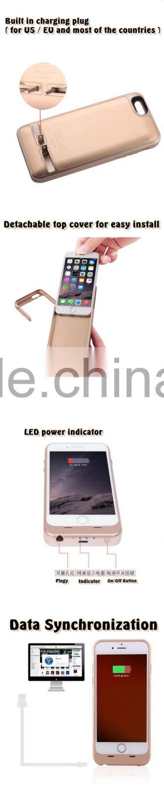 Backup charger for iphone 6/6s, external smart battery charger