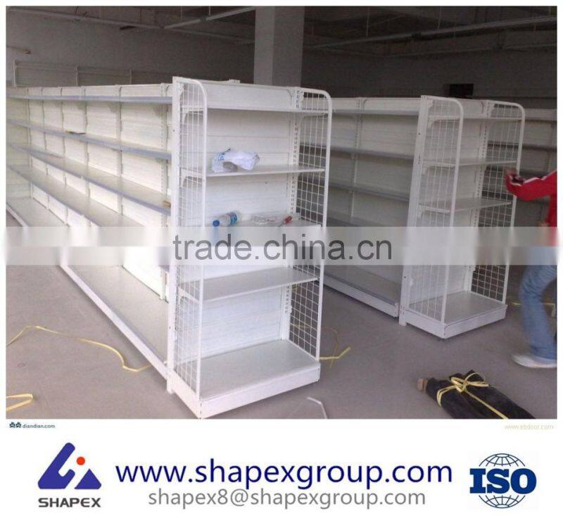 Top Quality Diversity Layer Board Supermarket Shelf With Punch Panel