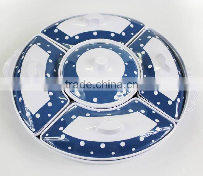 colorful combine type melamine boxes set