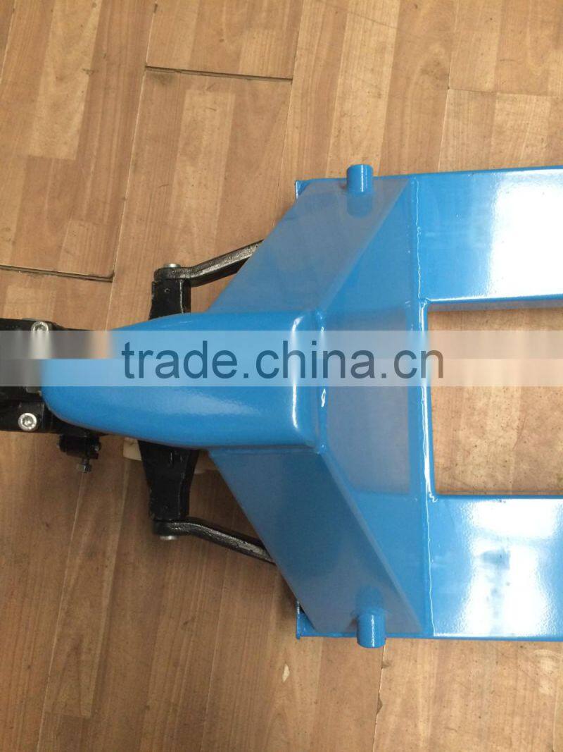 China made 2ton hand paller truck with welding hydraulic