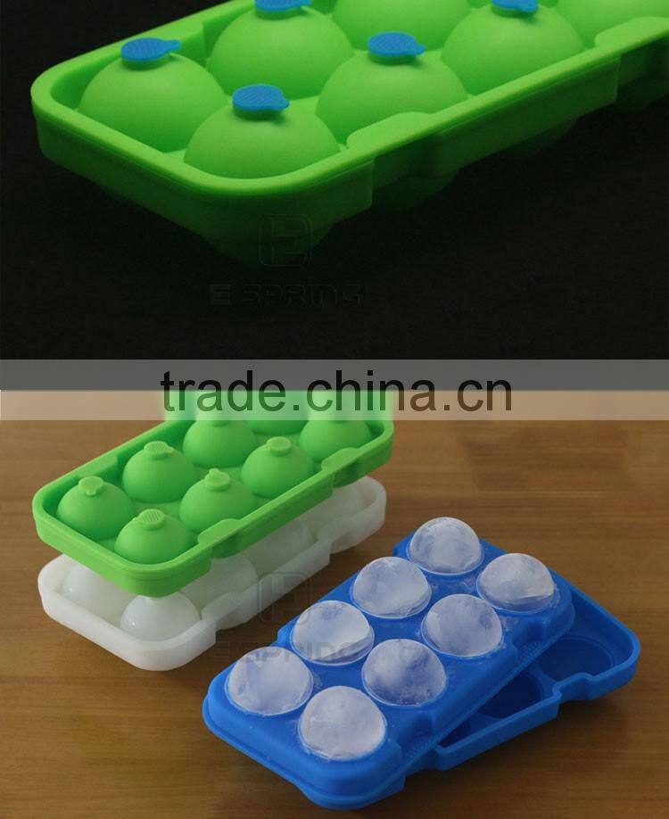 Perfect Ice Ball Maker Reusable BPA Free Silicone Ice Ball Tray With Lid