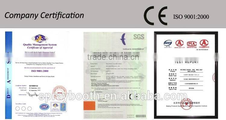 JF used car spray booth car spray oven bake booth with CE approved