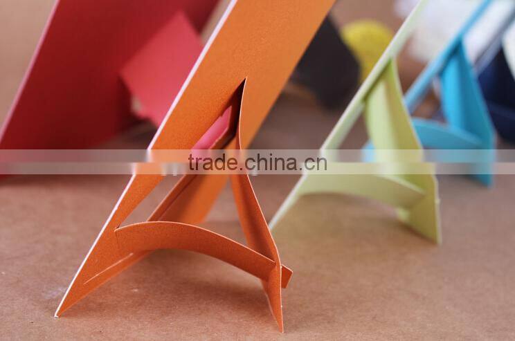Free designning frame stand paper photo frame