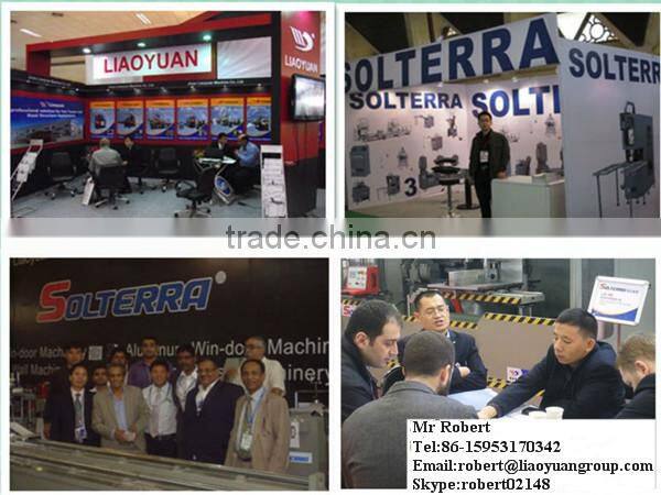 UPVC Doors and Windows Double Head Cutting Machine