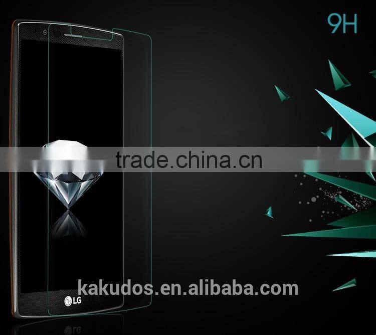 Trade assurance 0.26mm 9H anti-burst Premium Tempered glass screen protector guard for LG G4
