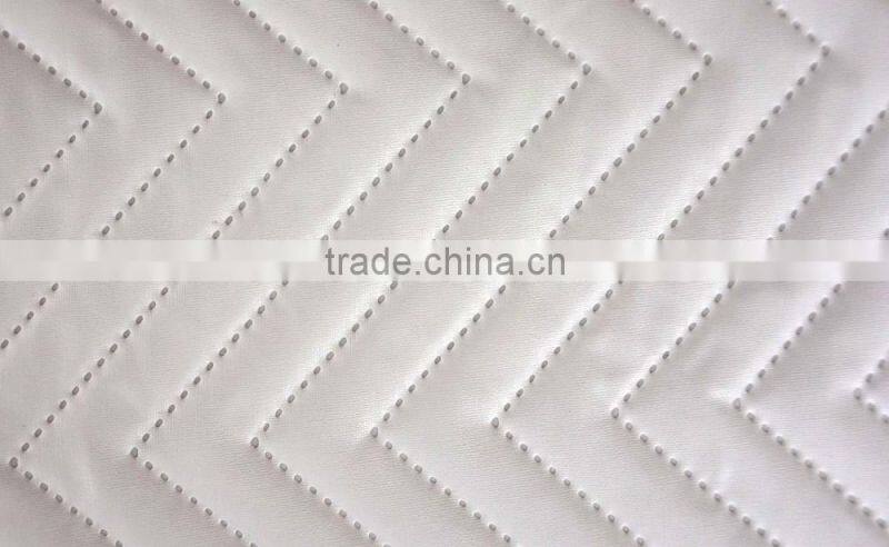 White Hotel Bedding Waterproof Cotton Quilting Fabric