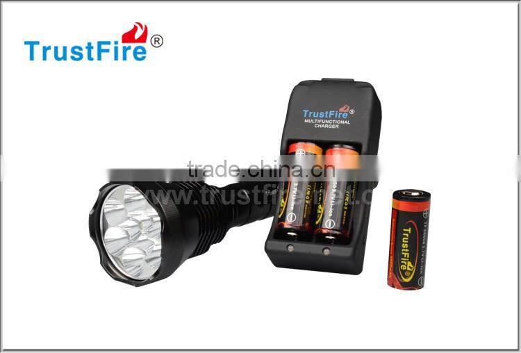 Trustfire original factory TR-9T6 9x XM-L T6 leds 5-Mode led 10000lumens flashlight