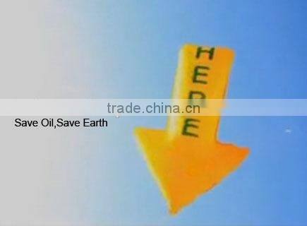 2014 Hot Sale Promotional Colorful Latex S-oil Here Balloon