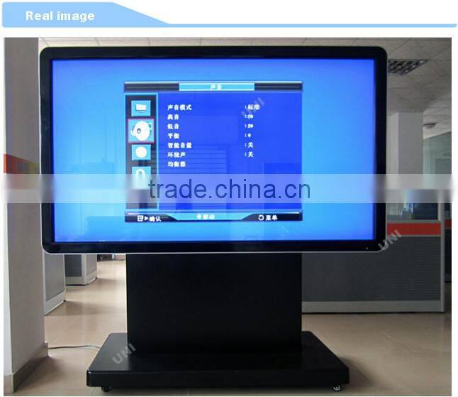 Smart internet big screen 55 inch HD floor standing touch screen white teaching board