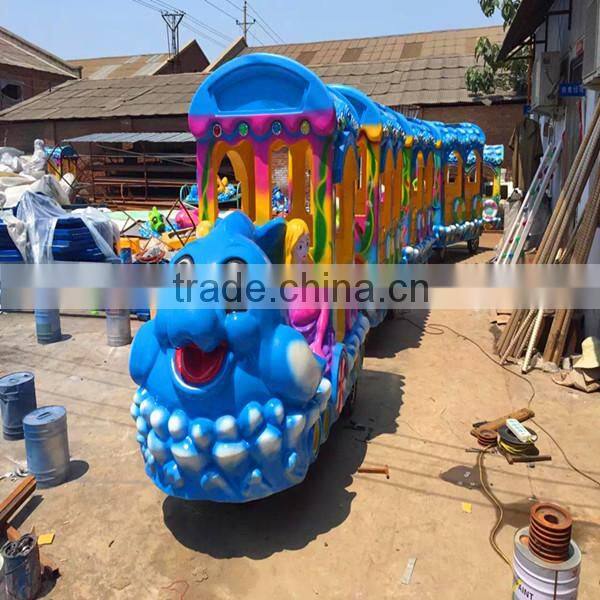 Animal track train amusement park ocean track train rides