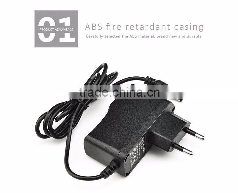 Wall mounted switching power supply 9v 100ma power adapter