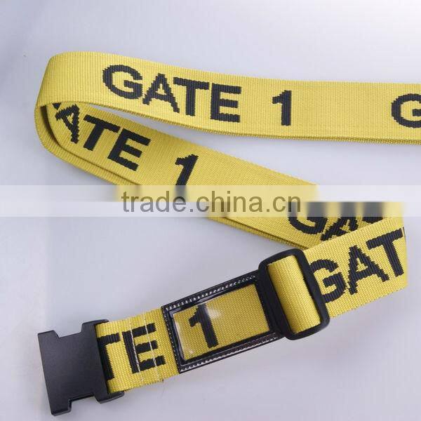 customizing polyester luggage bag belt with logo ZTQQ-0001