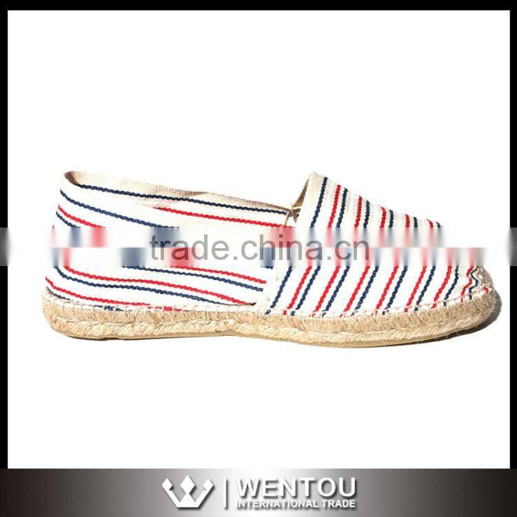 Women Stripe Sandals Espadrilles