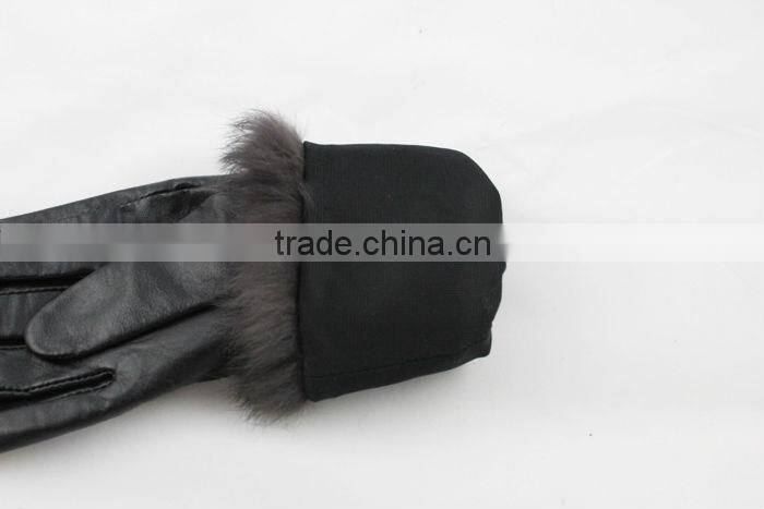 2015 new season special and fashion competive price fur leather gloves