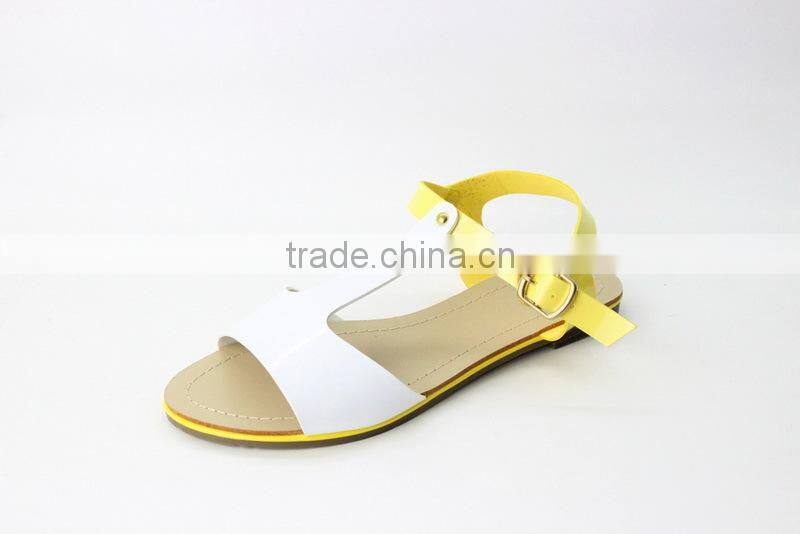 latest wholesales fashion flat sandals for girls