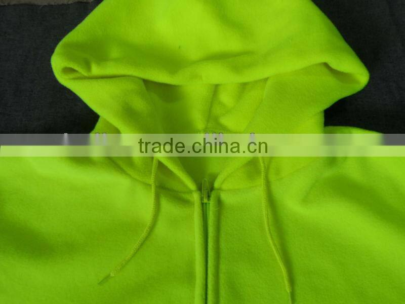 high visibility safety fleece jacket