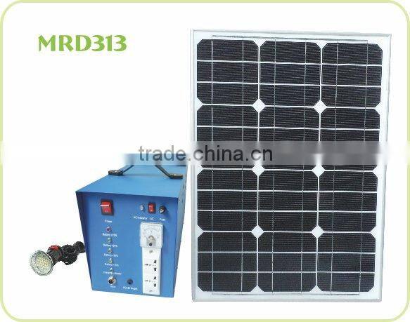 Green Energy!Solar power System for support power with 2PCS AC output and 1PCS DC 12V output