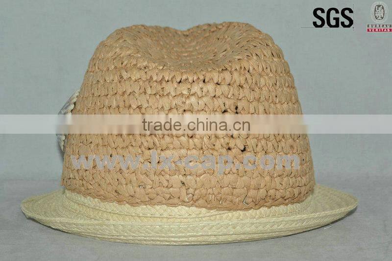 Men's paper straw hat panama straw hat