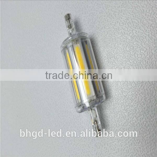 Yiwu r7s led 5w halogen lamp dimmable led lighting tube for commecial
