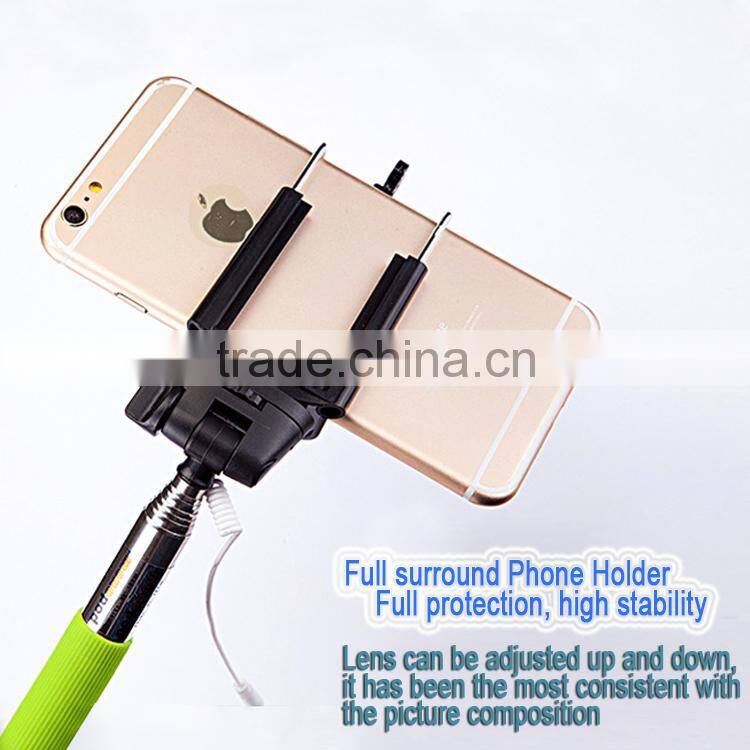 Stryfer Wholesale Digital camera Flexible Tripod Aluminum Video Camera Selfie Rod Cable Take Pole Selfie Stick Phone Extendable