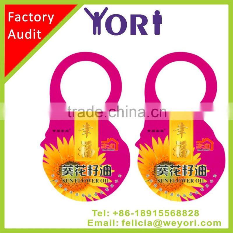 Yori high quality plastic hang label tag