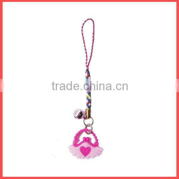 special spongebob soft pvc mobile phone strap