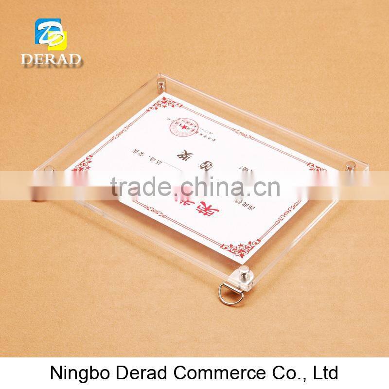 Clear Lovely Acrylic Frames Photo Frame for Cars, Hotel, Hosipital, School, Supermarket