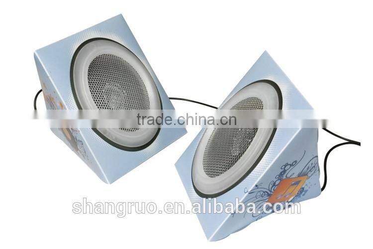 2016 new arrival oem 8*8*8 mini gift speaker for phone