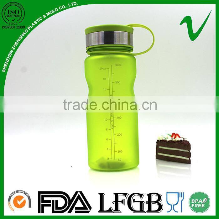 newest wholeslae BPA free 600ml plastic joyshaker shaker bottle with free sample