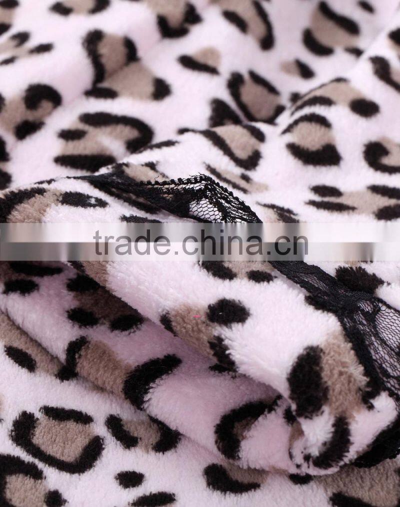 leopard bathrobe for lady bathrobe and adult bathrobe