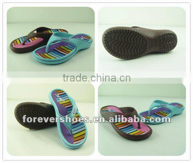 Latest fashion and colorful women/men EVA slipper 2013