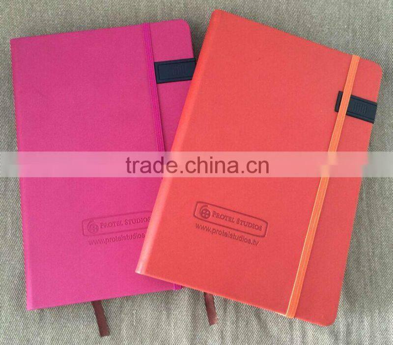 notebook with elastic closure, lanybook notebook with usb closure