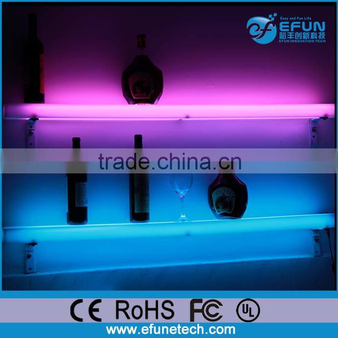 Waterproof rgb color changing lighting led bottle shelf,illuminated led wine rac