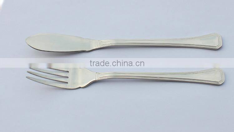 2016 style New Design High-grade stainless steel dinner sets Steak Knife/Spoon/Fork/Coffee spoon/teaspoon Customized logo C24