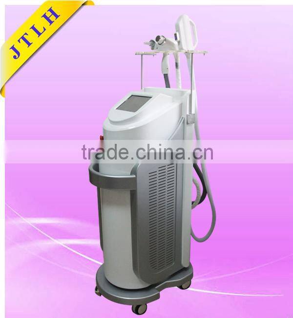 Effective facial multifunction beauty machine elight hair removal/IPL+RF+nd yag Laser tattoo removal machine with OEM-YH-III