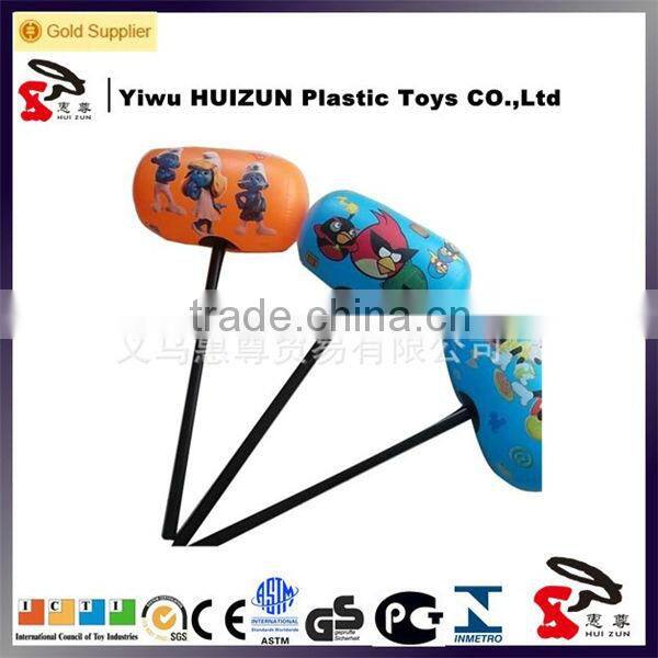 PVC Inflatable hammer with bird in blue