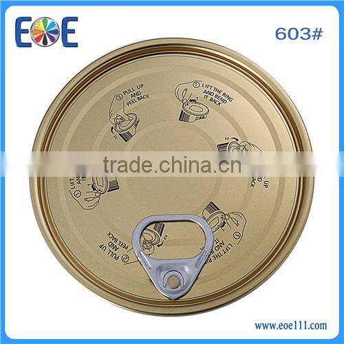 New products 603 EOE corn pet can easy open lid Trade Assurance Supplier