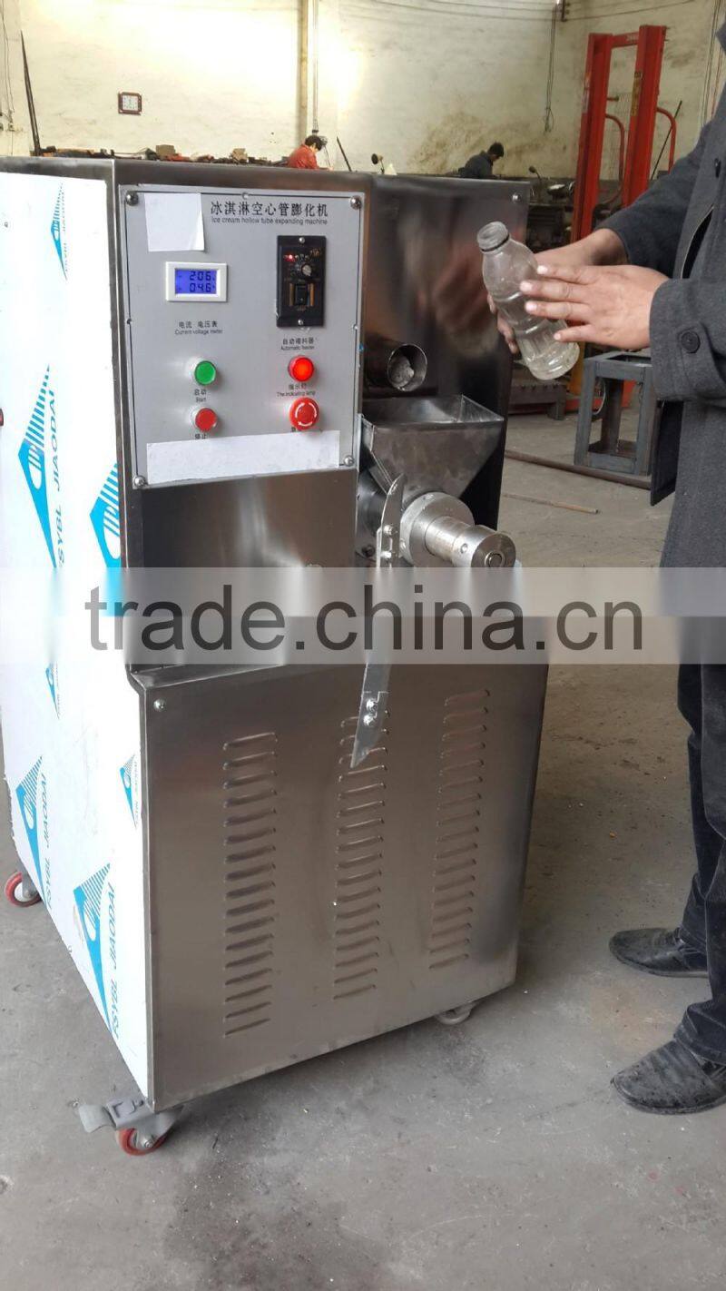 low price Ice cream hollow tube extruder