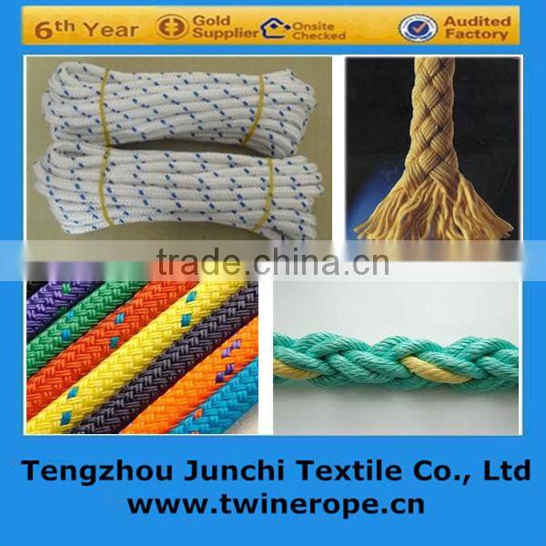 High strength safety-belt use braided ropes