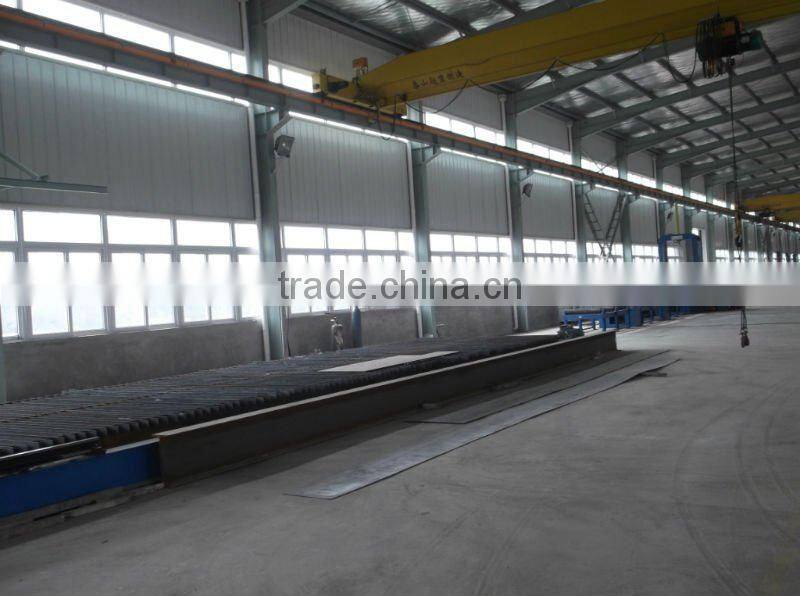 large span steel frame factory layout design
