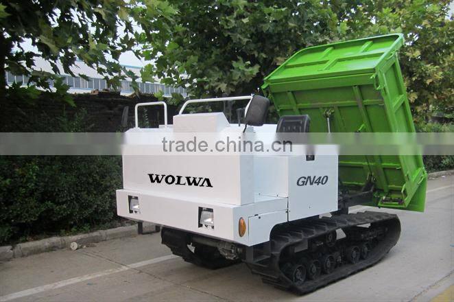 2 ton crawler walking mini dumper truck with good price