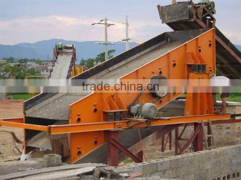 Large capacity vibrating screen