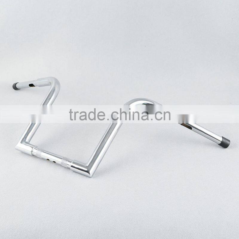 Custom Chrome Ape Hangers Bars Fat 1.25" 14 Rise Handlebars For FLST FXST