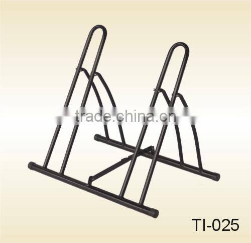 Bicycle can be locked in this rack for safety and costless,bicycle rack