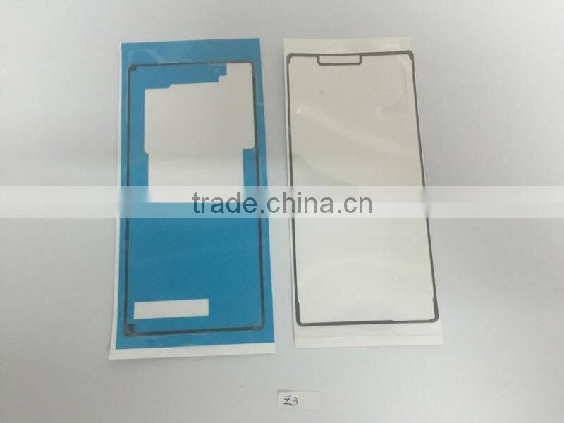 Replacement lcd frame and back cover adhensive For Sony xperia z3